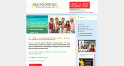 Desktop Screenshot of healthscreening.sg